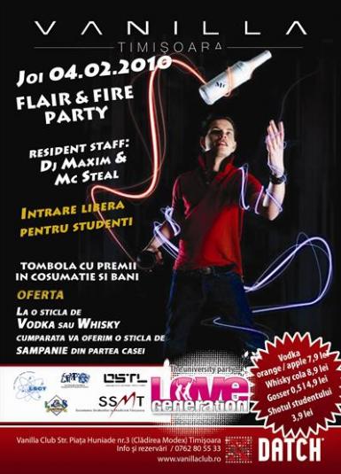 poze  love generation student night flair and fire party timisoara