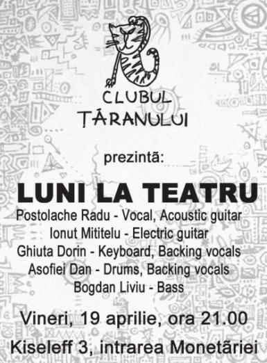 poze luni la teatru la clubul taranului roman