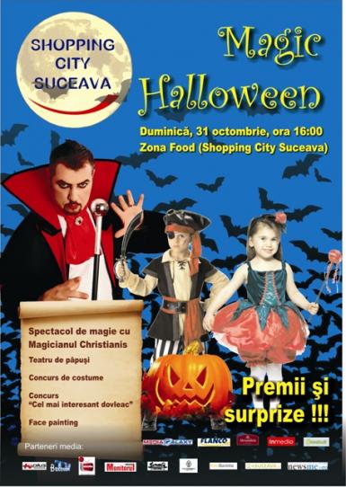 poze magic halloween la shopping city suceava 