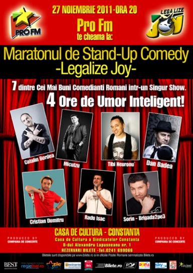 poze maraton de stand up comedy la constanta