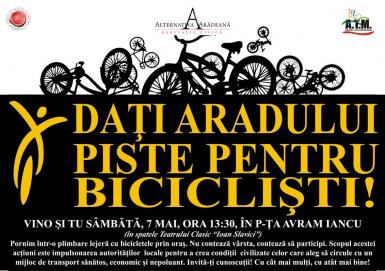 poze marsul biciclistilor in arad