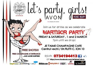poze martisor party let s party girls je t aime champagne cafe