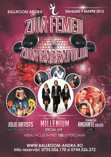 poze megaspectacol de ziua femeii ziua barbatului la ballroom andra