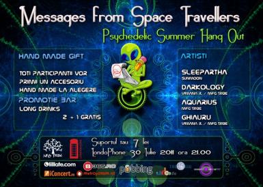 poze messages from space travellers in londophone