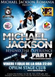 poze michael jackson behind the experience party 