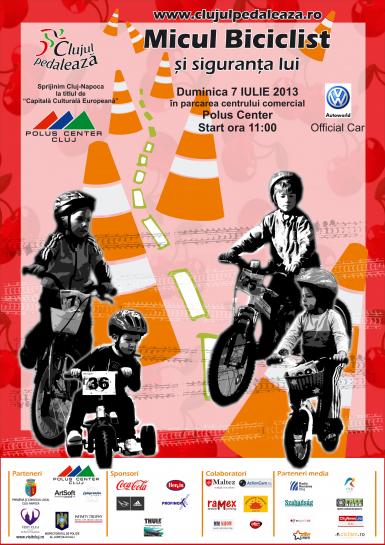 poze micul biciclist si siguranta lui