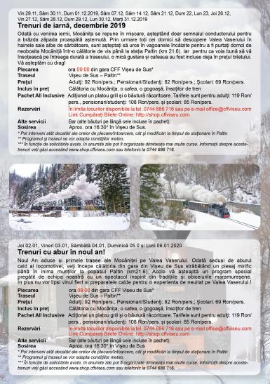 poze mocanita maramures program iarna 2019 2020