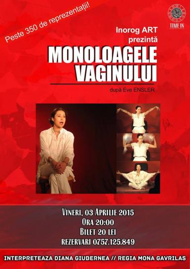 poze  monoloagele vaginului one woman show cu diana giubernea