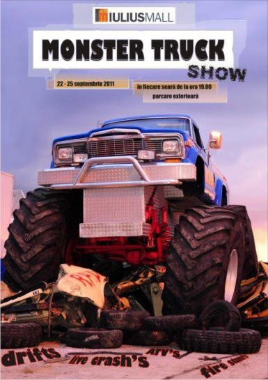 poze monster truck show la iulius mall