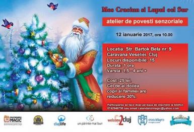 poze mos craciun si lupul cel sur