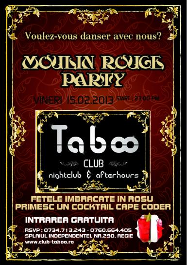 poze moulin rouge party club taboo regie
