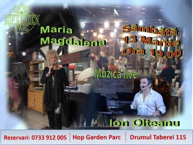 poze muzica live cu maria magdalena si ion olteanu la hop garden parc