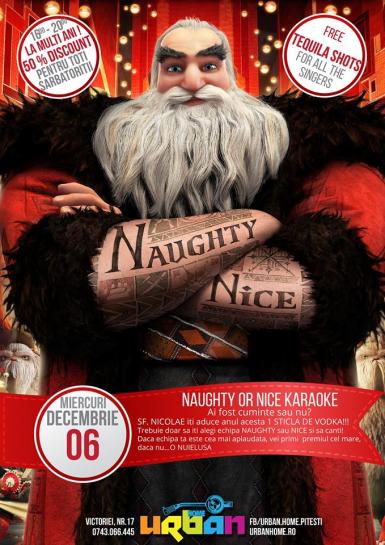 poze naughty or nice karaoke cu levi