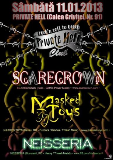 poze neisseria masked toys si scarecrown in private hell club