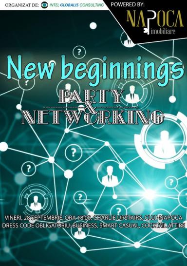 poze new beginnings party networking