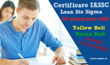 poze obtine certificarea iassc pentru lean six sigma 