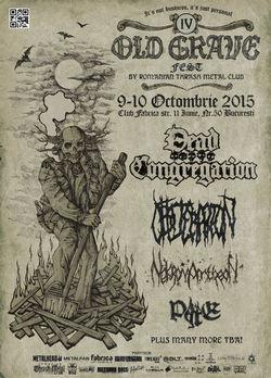 poze old grave fest 9 10 octombrie 2015 la bucuresti in club fabrica