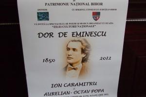 poze omagierea poetului national mihai eminescu