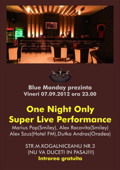 poze one night only super live performance