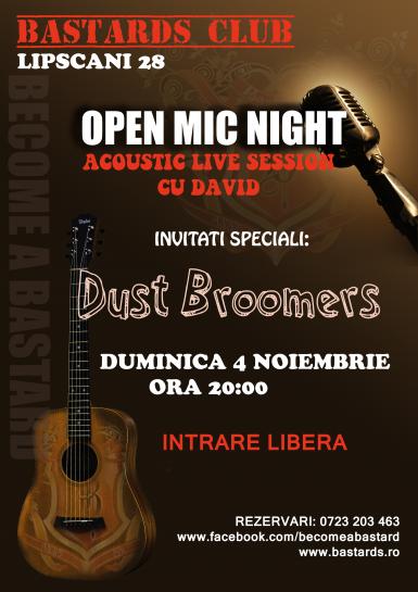 poze open mic night concert dust broomers bastards club