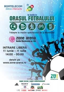 poze orasul fotbalului la zone arena din bucuresti