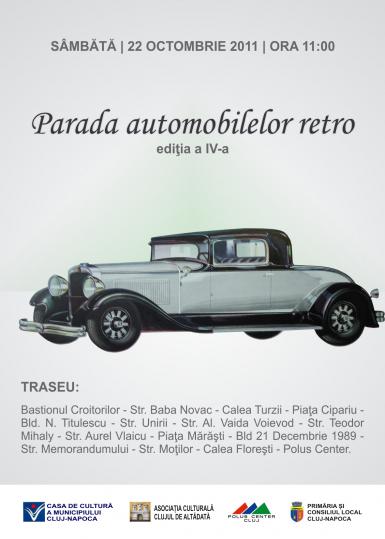 poze parada automobilelor retro