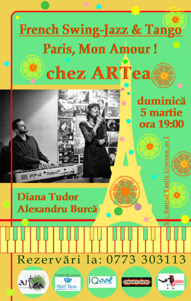 poze  paris mon amour concert live chansonete tango swing jazz