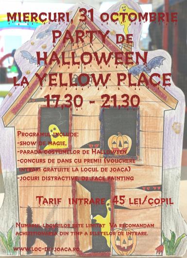 poze party de halloween la yellow place