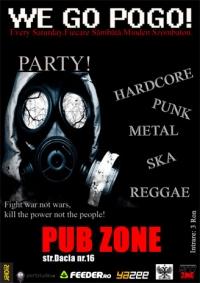 poze party we go pogo in pub zone din cluj