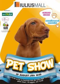 poze pet show la iulius mall