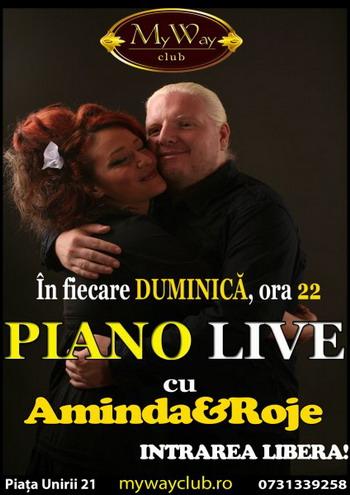 poze piano live cu aminda roje