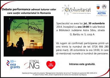 poze  piesa de teatru pe tema voluntariatului occupy future