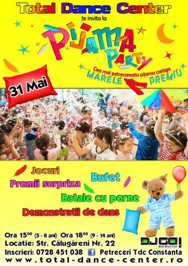 poze pijama party la total dance center