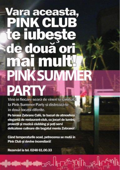 poze pink summer party in zebrano cafe