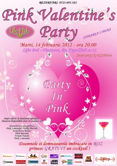 poze pink valentine s party