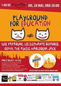 poze playground for education la beraria h bucuresti