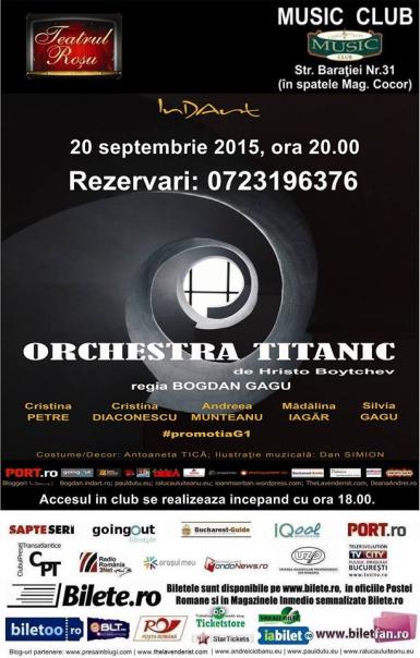 poze premiera orchestra titanic teatrul rosu