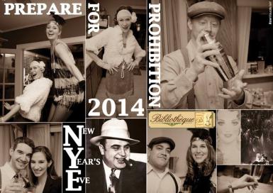 poze prepare for prohibition revelion 2014 bibliotheque pub