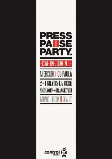poze press pause party control