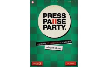 poze press pause party in club control