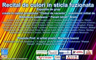 poze prima expozitie de obiecte din sticla fuzionata creata integral