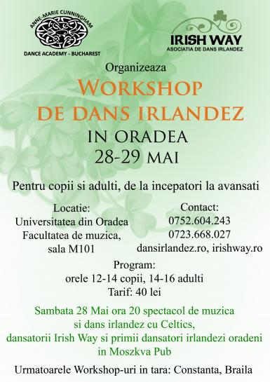 poze primul workshop irish way anne marie cunningham dance academy in oradea 