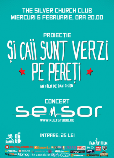 poze proiectie de film si concert sensor la the silver church