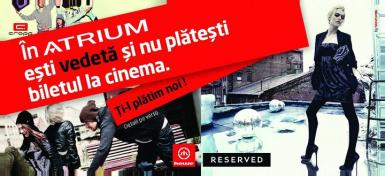 poze promotie la atrium center bilet de vedeta arad