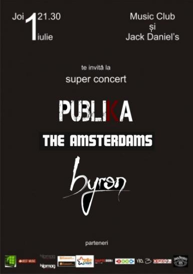 poze publika the amsterdams si byron in music club
