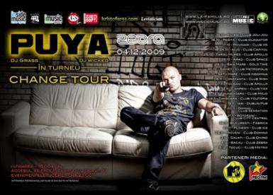 poze puya change tour in club zebra