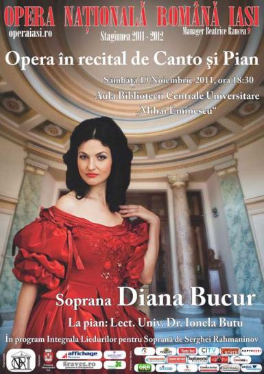 poze recital de canto diana bucur la iasi