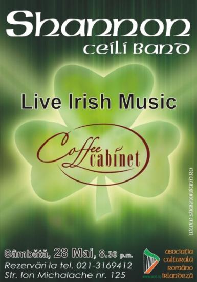 poze recital live shannon band la coffee cabinet