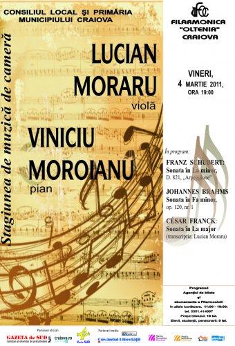 poze recital viniciu moroianu pian lucian moraru vioara 