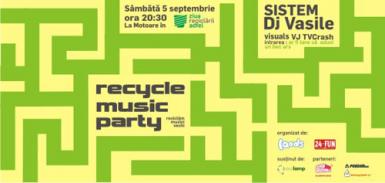 poze recycle music party